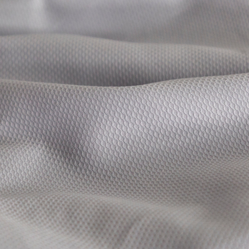 Birdseye Organic Cotton Pique - Gray - Otranto Collection Full