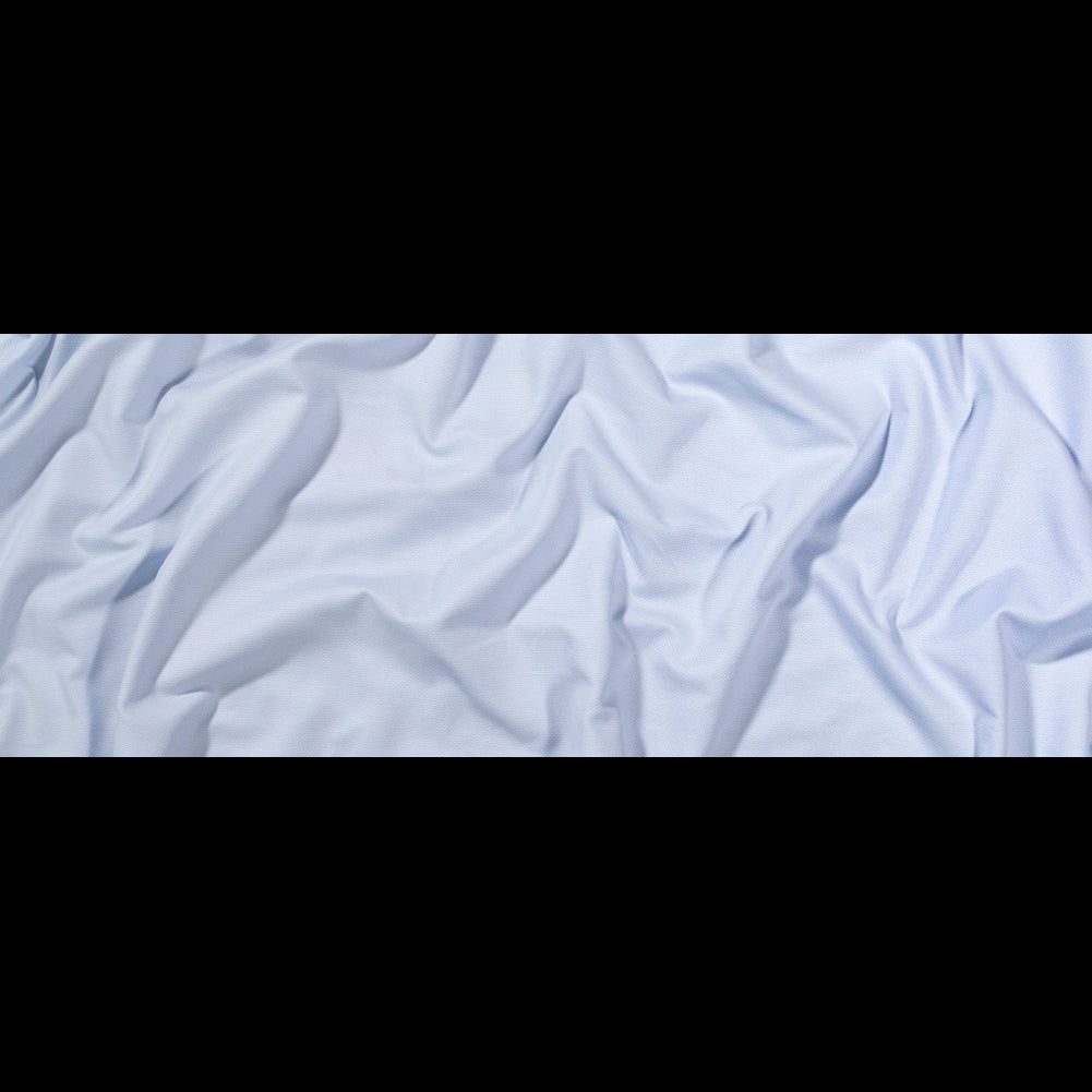Birdseye Organic Cotton Pique - Baby Blue - Otranto Collection Folded