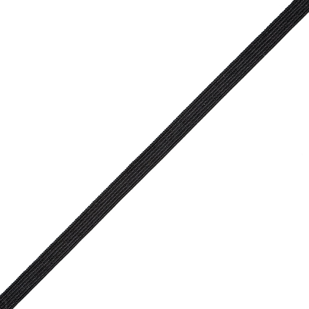 Black Elastic with Soft Back - 0.25" Detail