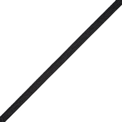 Black Elastic with Soft Back - 0.25" Detail