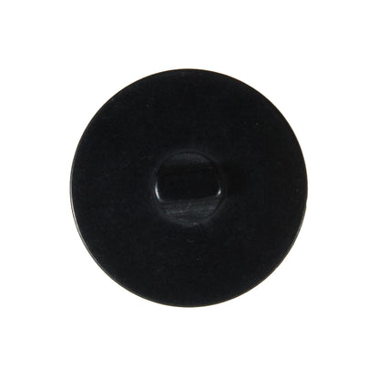 Black Plastic Shank Back Button - 44L/28mm Detail