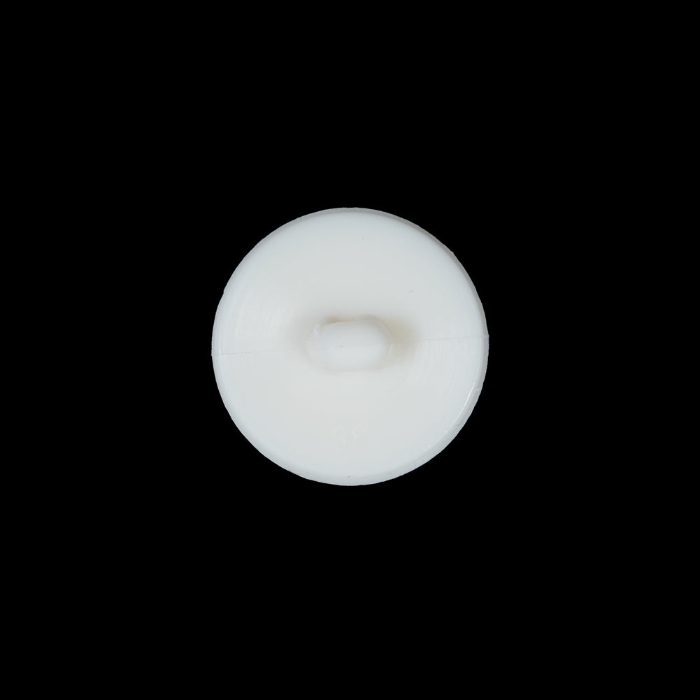 Ivory Shank Back Plastic Button - 24L/15mm Detail