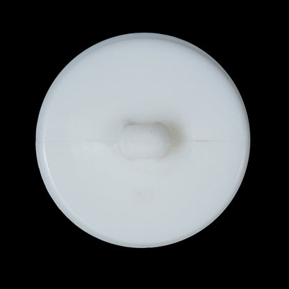 White Beveled Shank Back Button - 44L/28mm Detail
