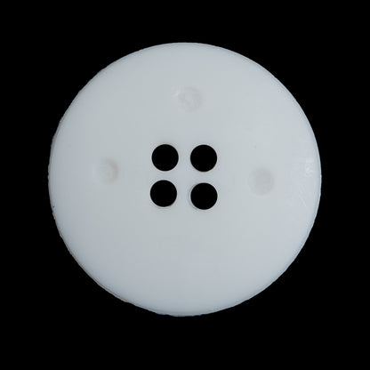 White Geometric 4-Hole Plastic Button - 44L/28mm Detail