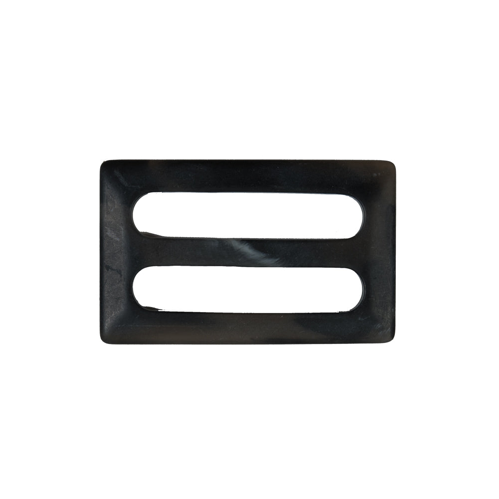 Dark Gray Plastic Buckle - 2.75"