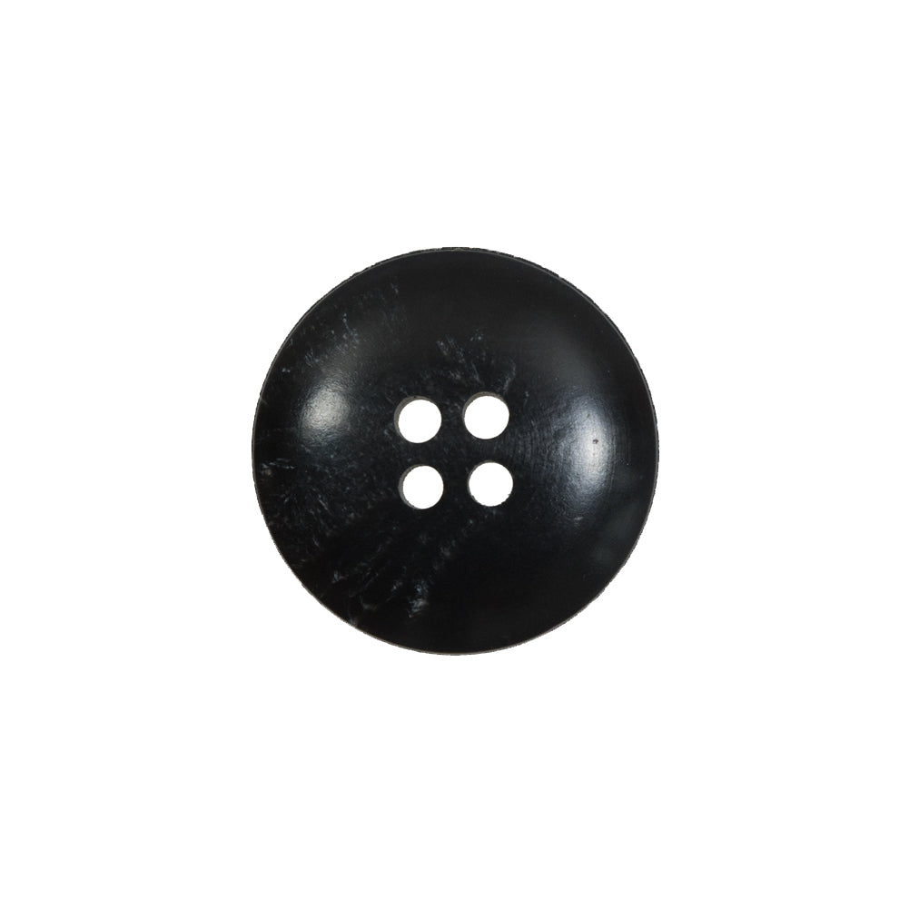 Black Plastic 4-Hole Button - 30L/19mm Detail
