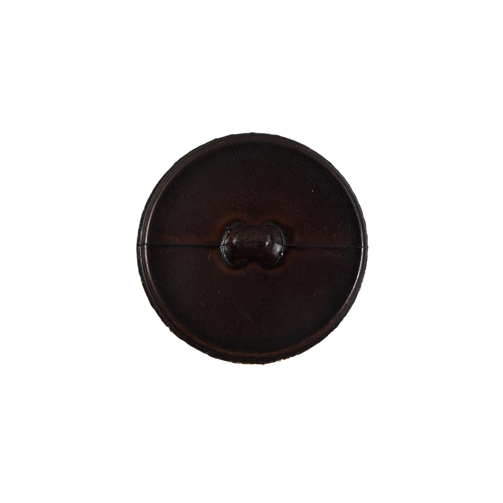 Brown Knotted Plastic Button - 32L/20mm Detail