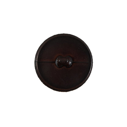 Brown Knotted Plastic Button - 32L/20mm Detail