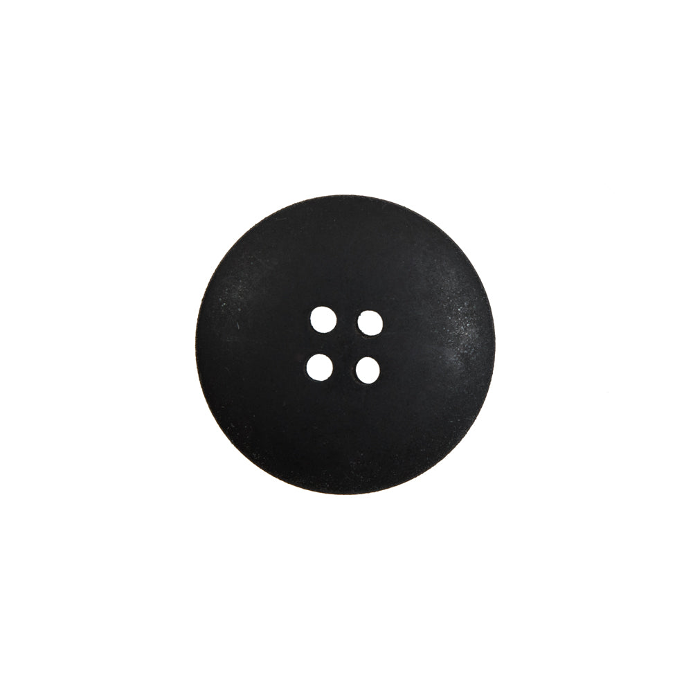 Black Matte 4-Hole Button - 28L/18mm Detail