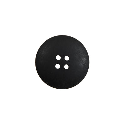 Black Matte 4-Hole Button - 28L/18mm Detail