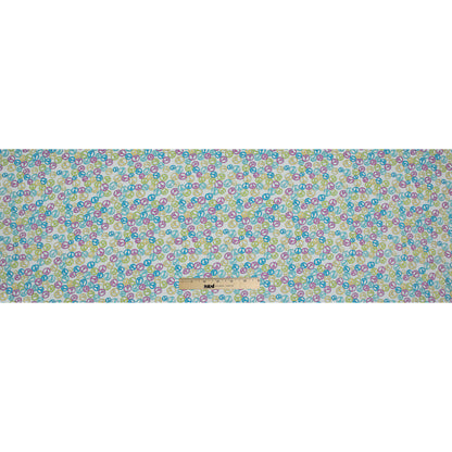 Peace Signs Cotton Jersey Folded