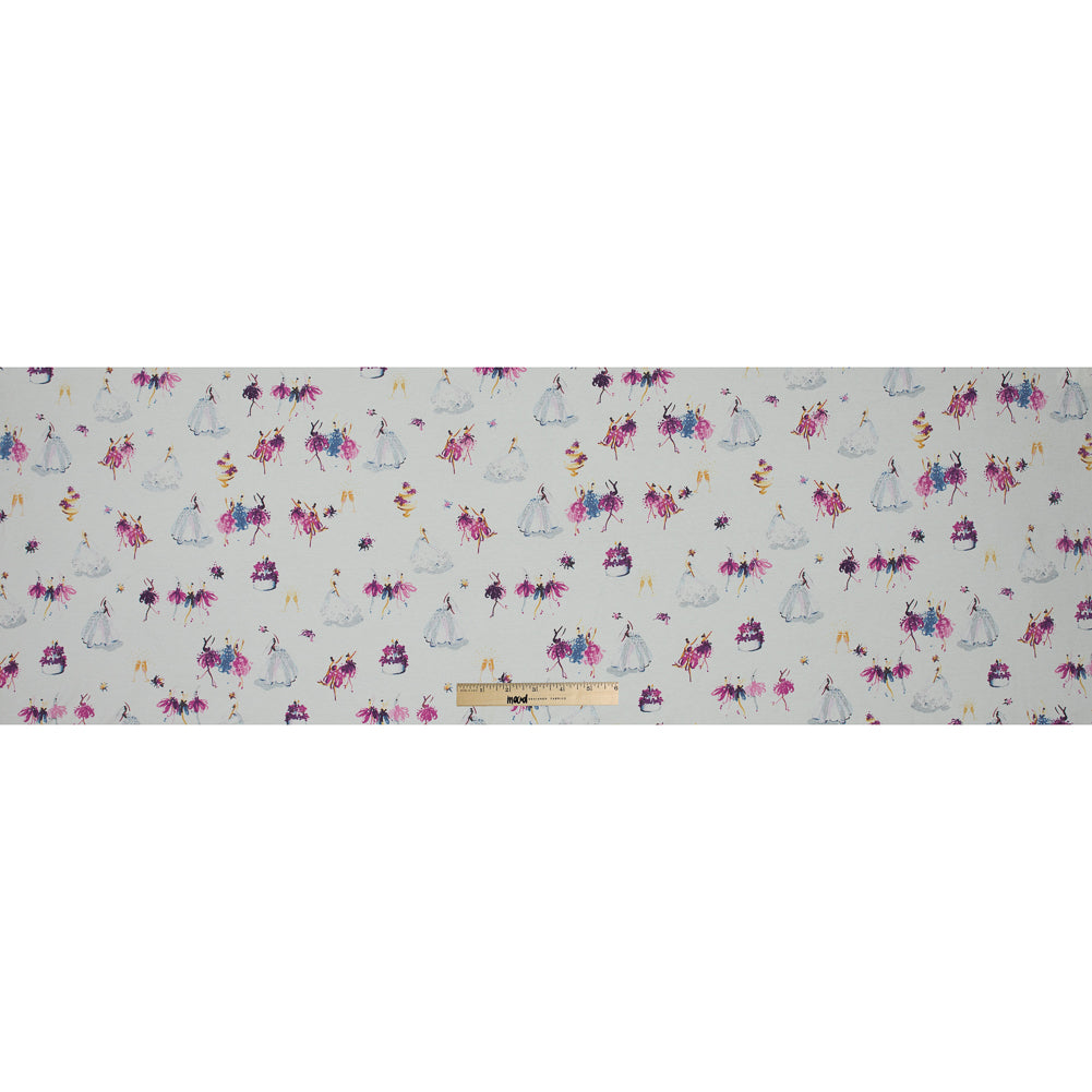 Ivory Bouquet Toss Cotton Jersey Full