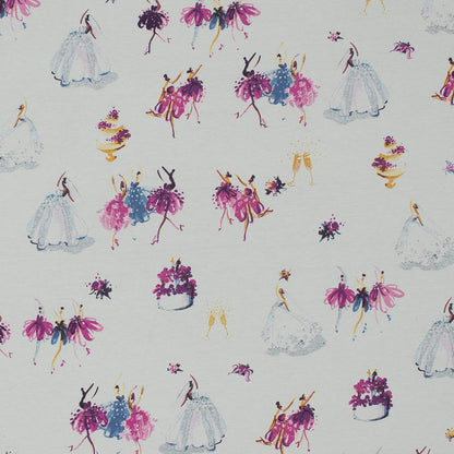 Ivory Bouquet Toss Cotton Jersey