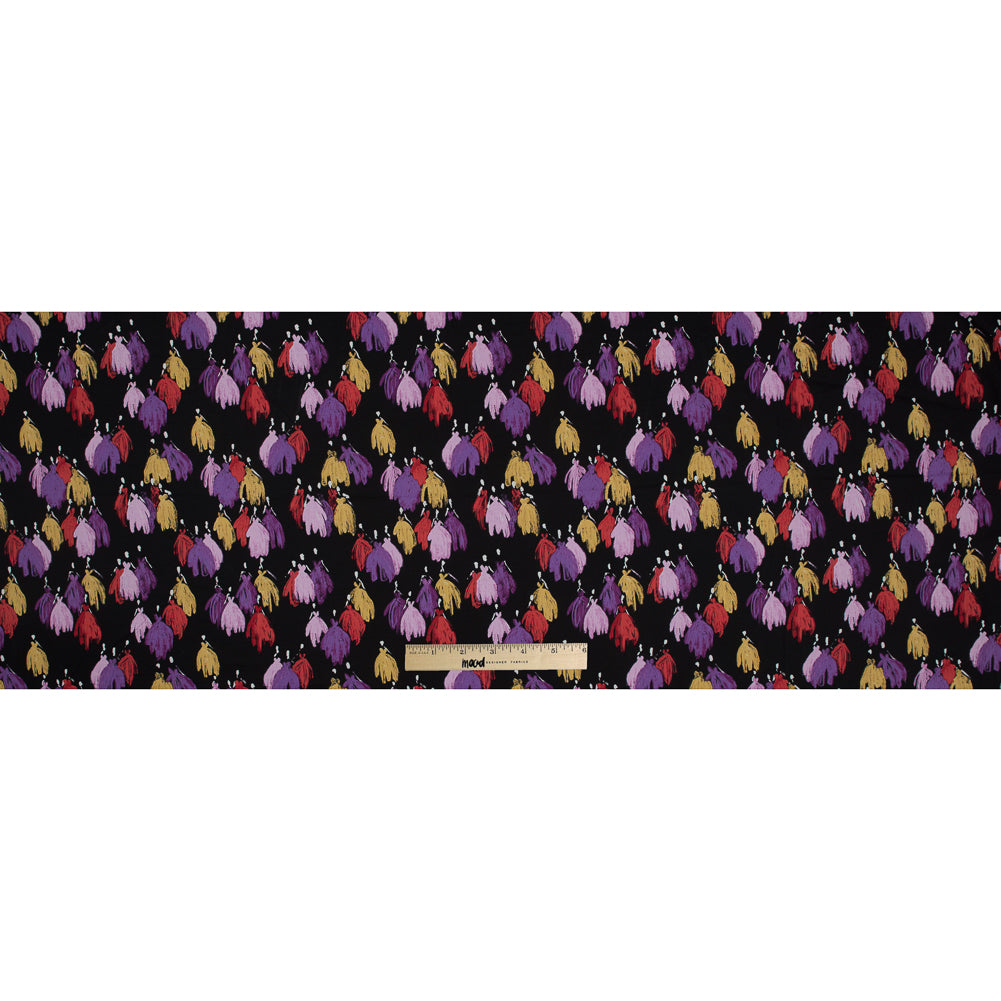 Black and Warm Colors Dress to Impress Cotton Voile Full