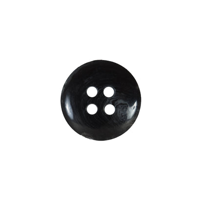 Dark Blue 4-Hole Plastic Button - 24L/15mm