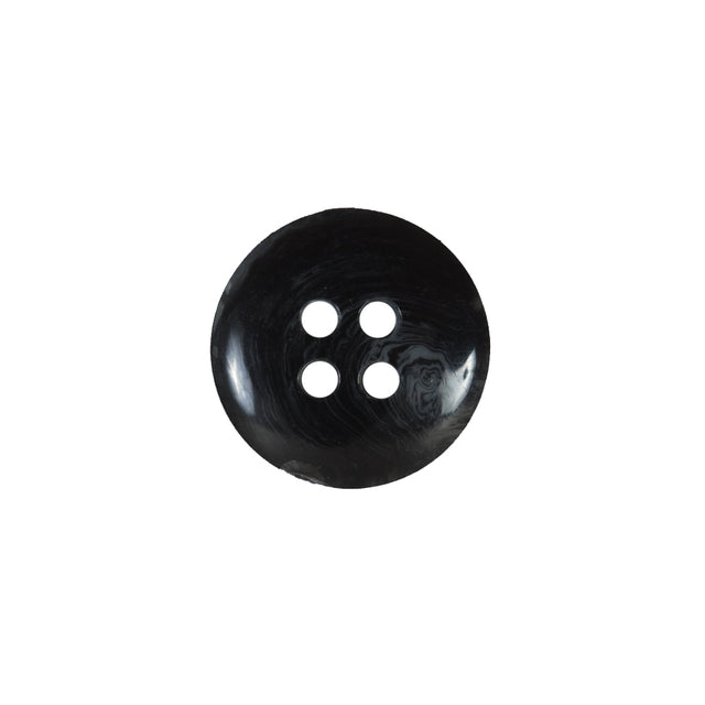 Dark Blue 4-Hole Plastic Button - 24L/15mm