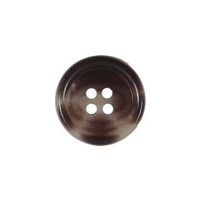 Brown and Beige Plastic 4-Hole Button - 30L/19mm
