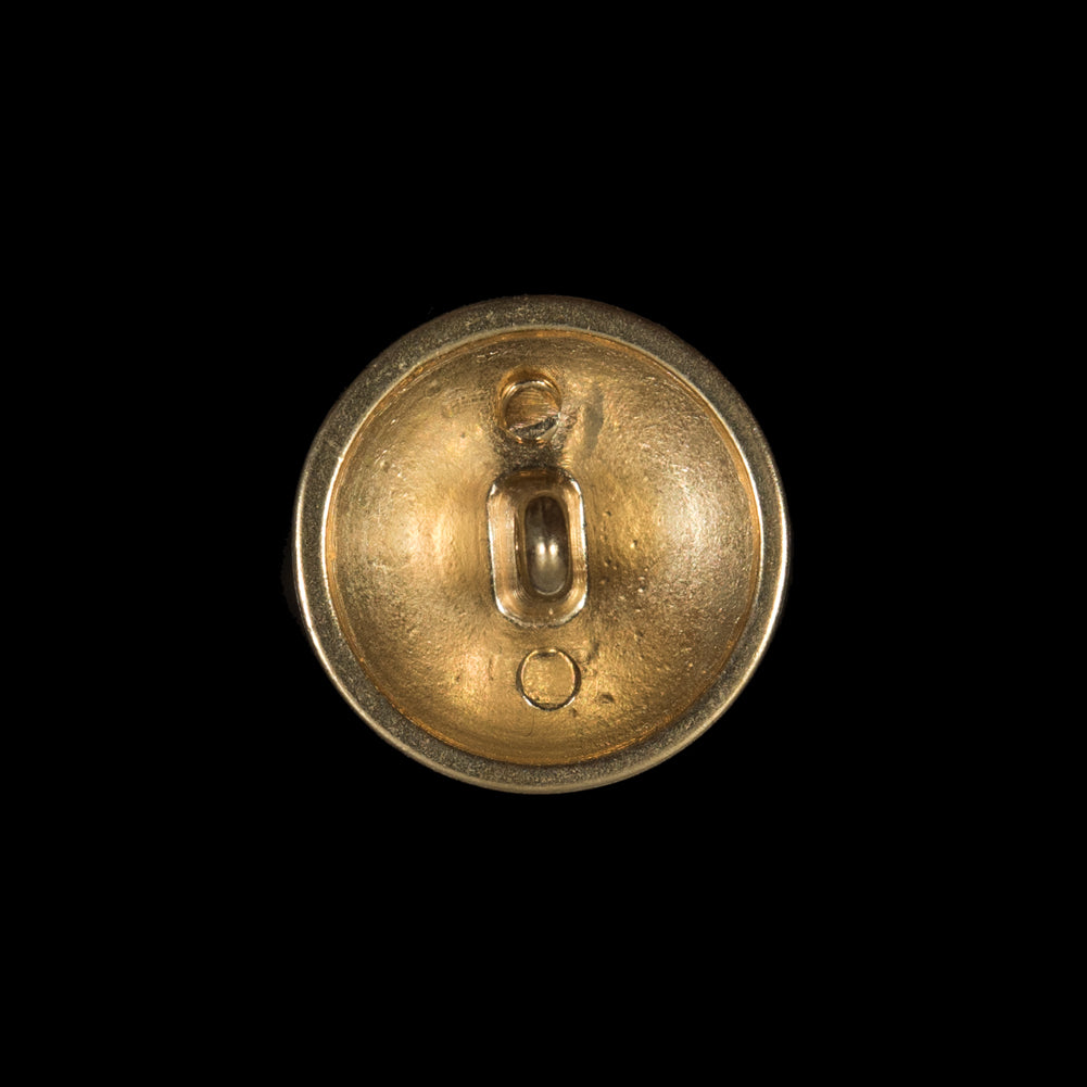 Gold Metal Anchor Shank Back Button - 32L/20mm Detail