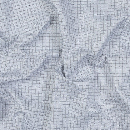 Black and White Reversible Quilted Coating with Filler