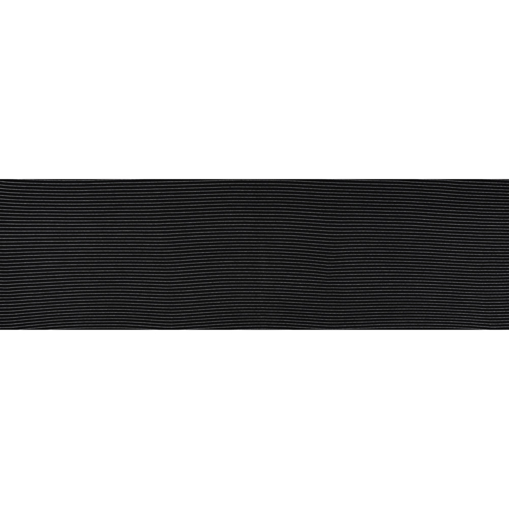 Italian Black and White Tactile Stretch Knit Folded