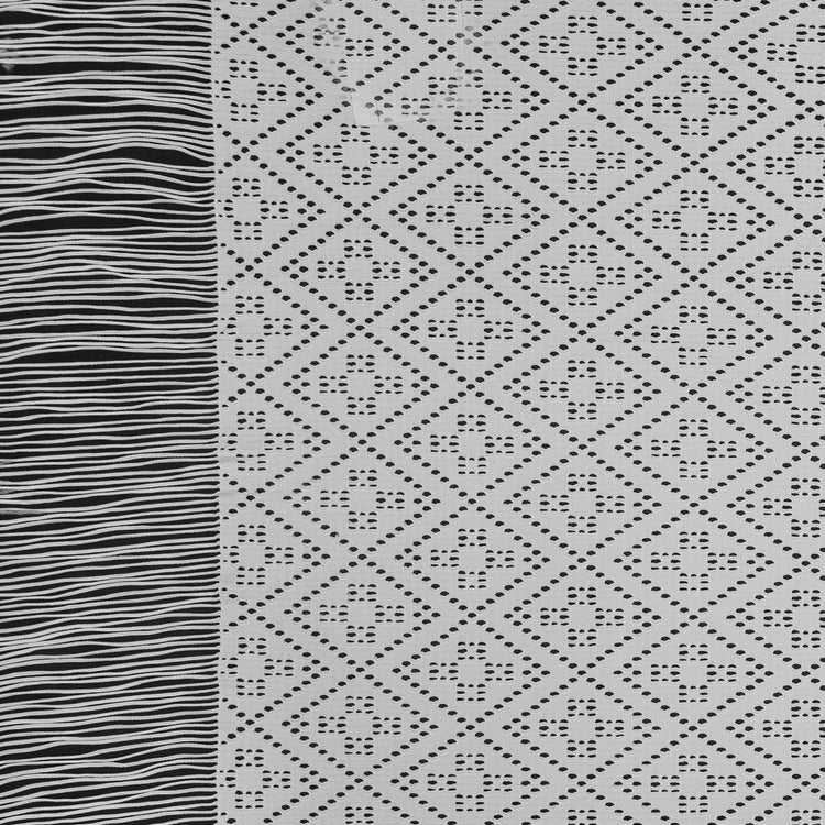 template--25130090922057__main-Italian White Geometric Crochet Knit with Fringe Selvages