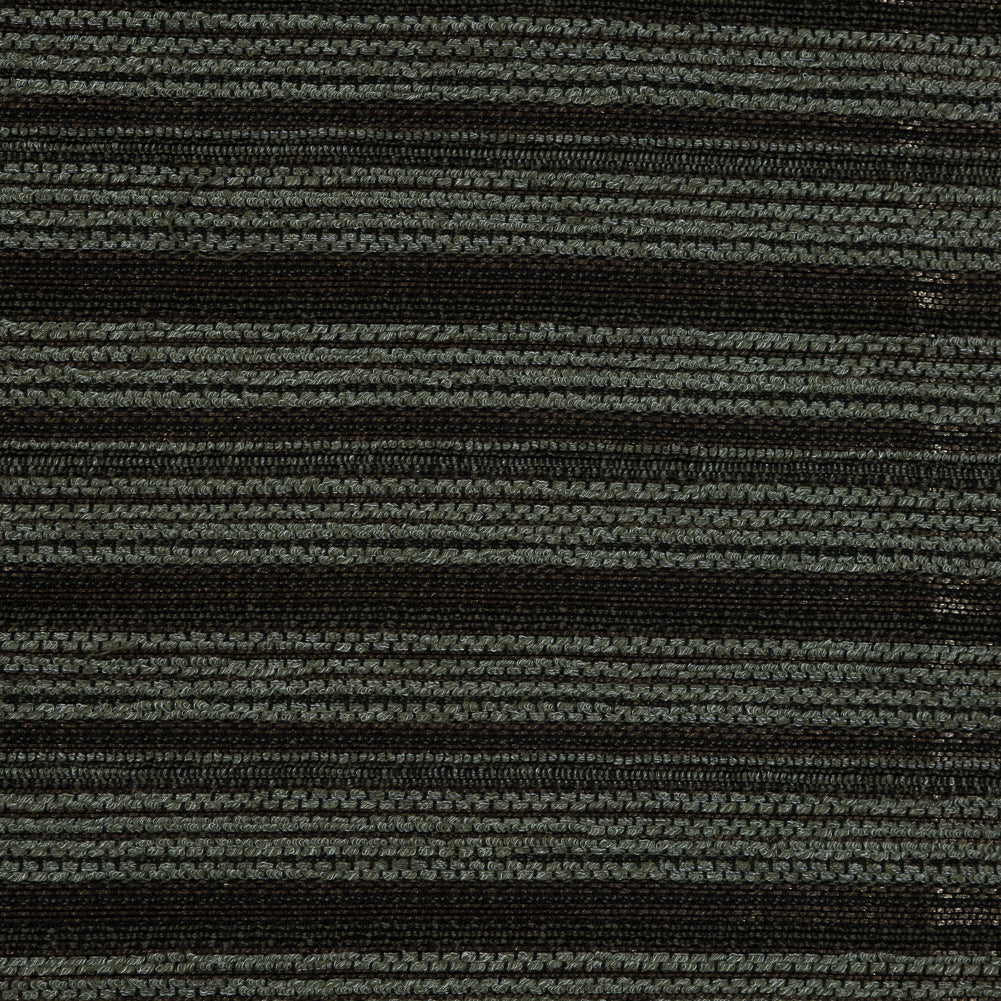 Italian Olive Striped Cotton Blended Tweed Full