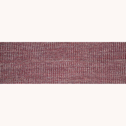 Italian Red, Gray and White Chunky Wool Knit Folded