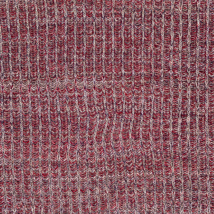 Italian Red, Gray and White Chunky Wool Knit