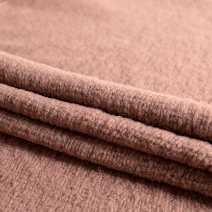Italian Adobe Rose Chunky Wool Knit Detail