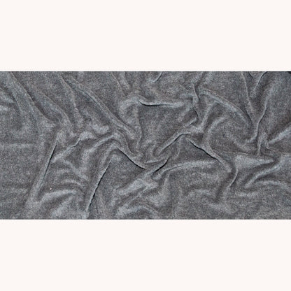 Italian Gray Ultra Soft Wool Knit Folded