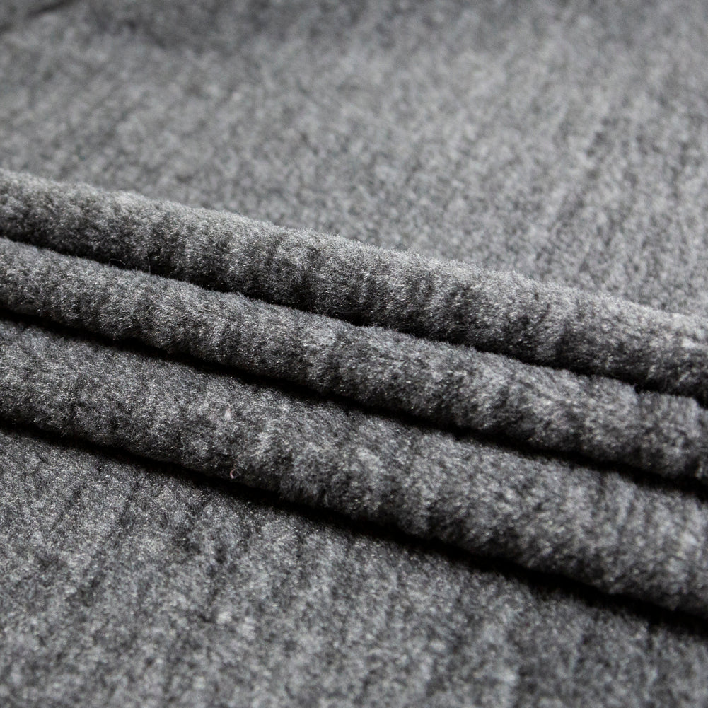 Italian Gray Ultra Soft Wool Knit Detail