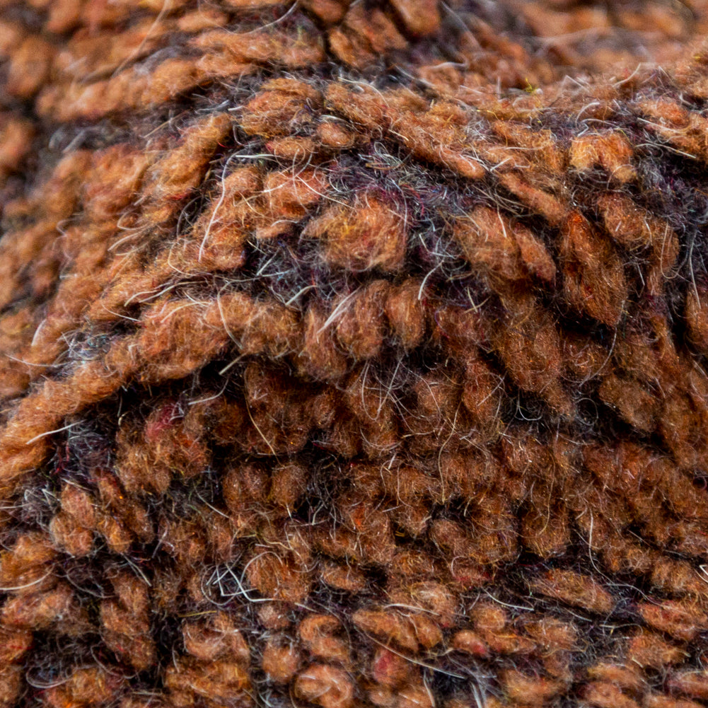 Brown and Gray Two-Tone Wool Knit Full