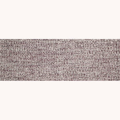 Italian Burgundy and White Chunky Wool Knit Folded
