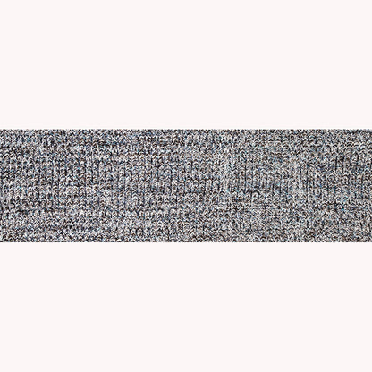 Italian Blue, Brown and White Chunky Wool Knit Folded