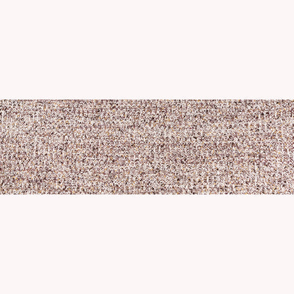 Italian White, Beet Red and Beige Chunky Wool Knit Full