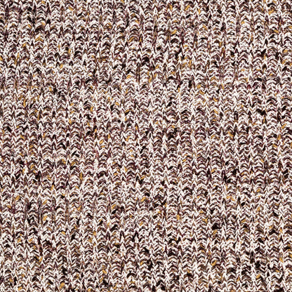 Italian White, Beet Red and Beige Chunky Wool Knit