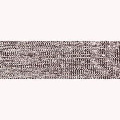 Italian White, Sangria and Metallic Gold Chunky Wool Knit Folded