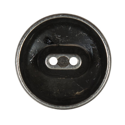 Silver 2-Hole Button Metal Coat - 44L/28mm Detail