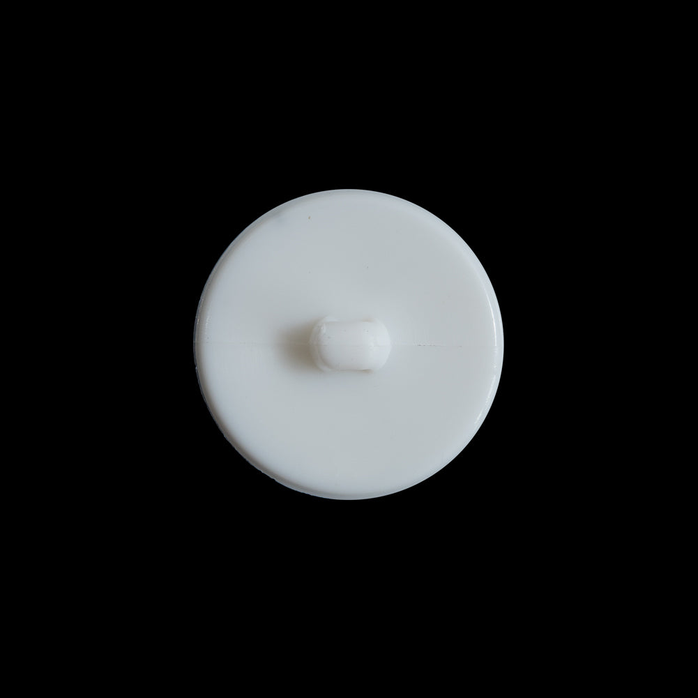White Diamond Etched Shank Back Button - 30L/19mm Detail