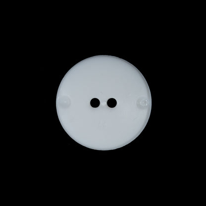 White Etched 2-Hole Plastic Button - 32L/20mm Detail