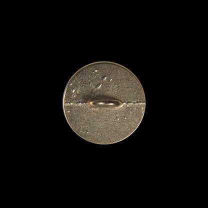 Gold Metal Shank Back Button - 24L/15mm Detail