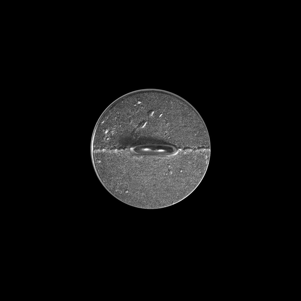 Silver Metal Shank Back Button - 24L/15mm Detail