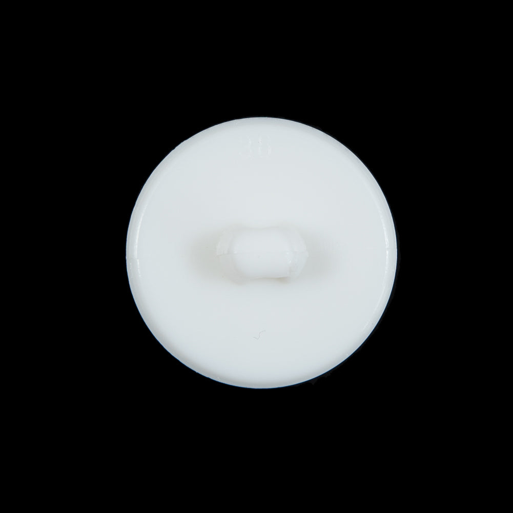 Italian White Shank Back Button - 36L/23mm Detail