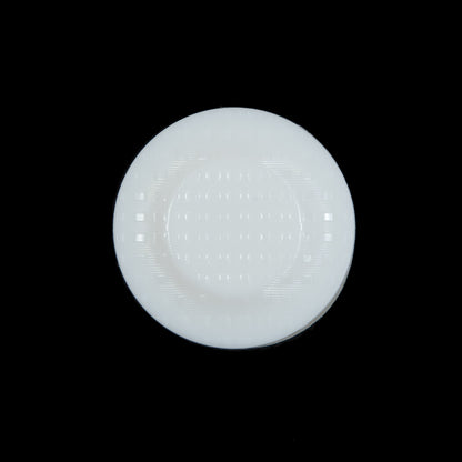 Italian White Shank Back Button - 36L/23mm