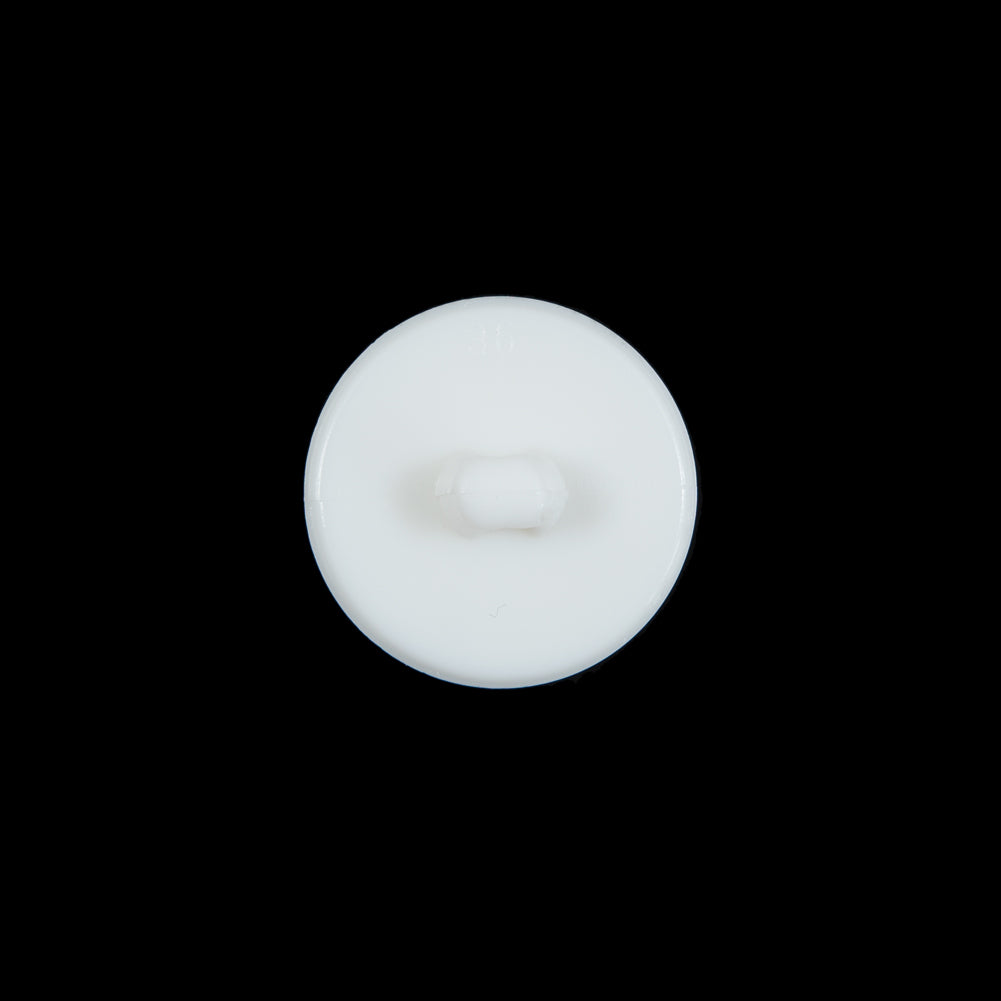 Italian White Shank Back Button - 24L/15mm Detail