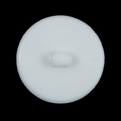Italian White Floral Etched Shank Back Button - 44L/28mm Detail