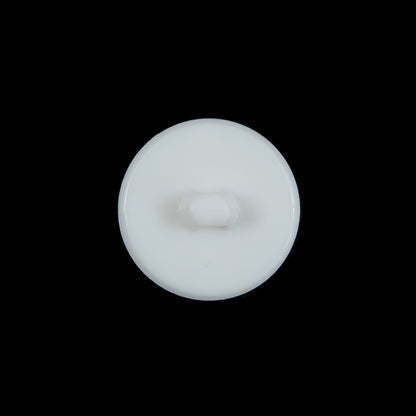 Italian White Shank Back Button with Etched Hearts - 30L/19mm Detail