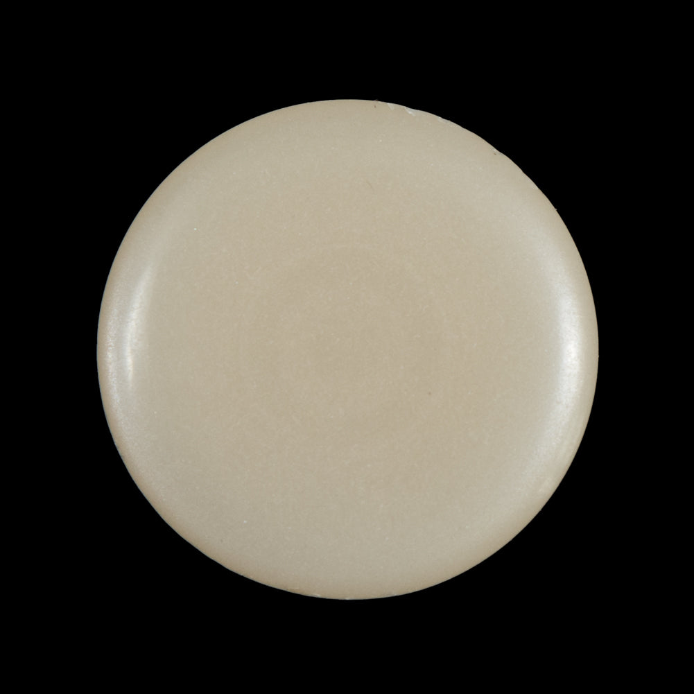 Circular Beige Shank Back Button - 44L/28mm