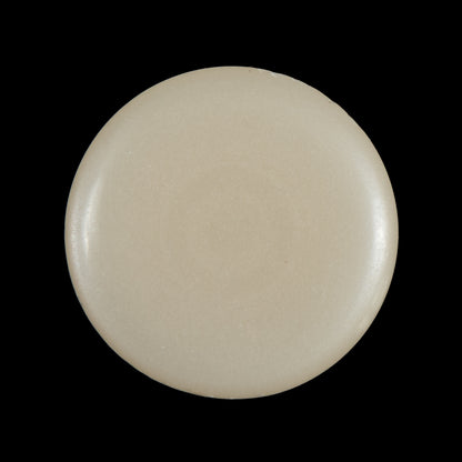Circular Beige Shank Back Button - 44L/28mm