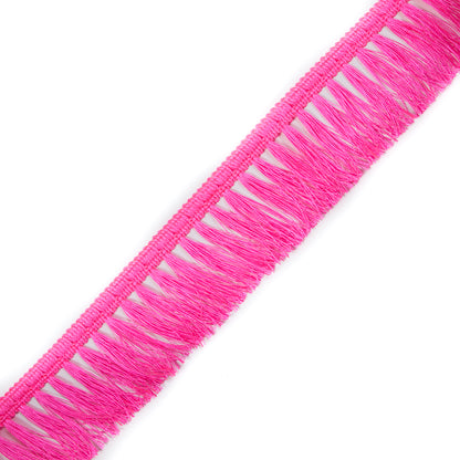 Italian Neon Pink Tassel Fringe - 2.5"